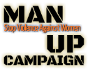 Man Up Campaign Logo Bling